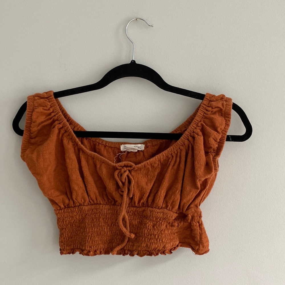 Burnt Orange Crop Top